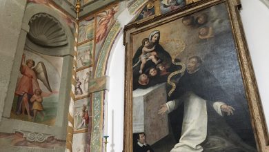 Visione di San Giacinto di Cesare Calise, chiesa San Carlo